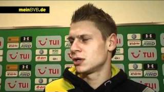 Hannover  BVB Freies Interview mit Lukasz Piszczek [upl. by Orelee]