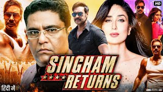 Singham Returns Full Movie  Ajay Devgn  Kareena Kapoor  Amole Gupte  Review amp Facts [upl. by Helbonnas]