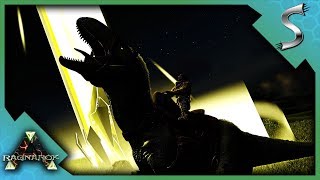 JOURNEYING INTO THE CAVES OF RAGNAROK TO TAME A MEGALOSAURUS  Ark RAGNAROK DLC Gameplay S3E89 [upl. by Gladys274]