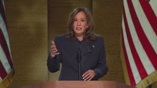 Kamala Harris slams Donald Trump during DNC acceptance speech [upl. by Mariano843]