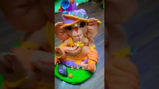 Foaming clay craft for ganpati artandcraft [upl. by Enileme972]