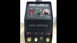 Delta Welding Malaysia Riland TIG ARC 200A Dual Function welding machine Malaysia [upl. by Qifahs]