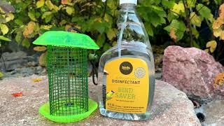 How to clean your bird feeders with Bird Saver Spray [upl. by Past]