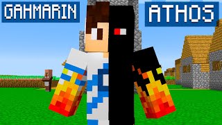 GAHMARIN VIROU METADE ATHOS NO MINECRAFT [upl. by Anaes]