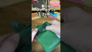 【革財布60秒紹介】ソフトレザーがま口2つ折り財布【Mollisシリーズ】 レザー 革製品 革財布 [upl. by Stacee]