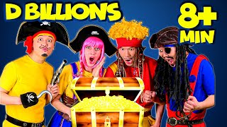 Treasure Island Pirate Adventures  MORE D Billions Kids Songs [upl. by Shamus]