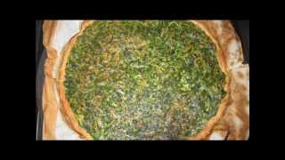 QUICHE AUX EPINARDS ET LARDONS الحلال  SPINACH QUICHE BACON  السبانخ كيشي [upl. by Jobi]