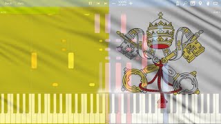 Pontifical Anthem and March Vatican City — quotInno e Marcia Pontificalequot Synthesia [upl. by Xed]