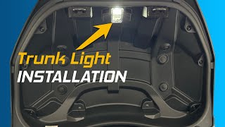 Installing The Honda Goldwing Interior Trunk Light and SubHarness [upl. by Ayinat773]