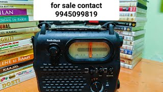 radio shack dynamo radio FM AM WX sold out contact 9945099819 [upl. by Francie]