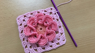 Crocheted motif no 33 [upl. by Adigirb526]