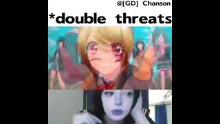 d4dj death threats meme but theres 2 of them [upl. by Nalrah]