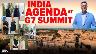 G7 Summit 2024  PM Modi Holds Key Bilaterals On Sidelines Of G7 Summit [upl. by Tartaglia497]