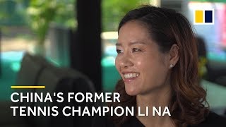 Chinas former tennis champion Li Na talks about Naomi Osaka [upl. by Ycrem136]