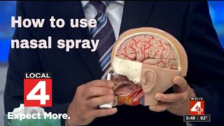 How to CORRECTLY use nasal spray for allergies sinus congestion [upl. by Howzell698]