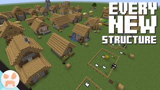 Minecraft MORE VILLAGES THEMED VILLAGES IN EVERY BIOME Mod Showcase [upl. by Farrington]