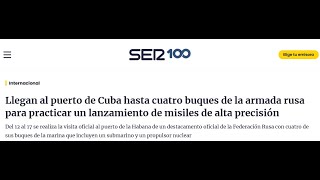 Disparates y trapacerías mediáticas sobre buques rusos en Cuba [upl. by Lletnohs]