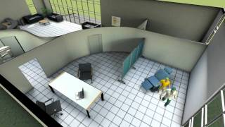 Dental Care Simulation on Flexsim HealthCare [upl. by Lamak974]