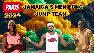 Paris 2024 Jamaican Mens Long Jump Team [upl. by Aicirtap]