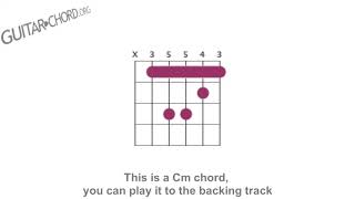 Learn the Cm guitar chord [upl. by Aniala]