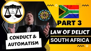 Law of Delict South Africa  Conduct Explained  Automatism Defence [upl. by Orten555]