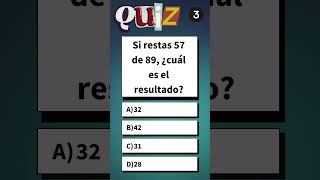 ¿Cuánto tardas en resolver esta resta RetoMatemático RestaRápida MatemáticasParaNiños [upl. by Alhsa]