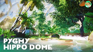 Pygmy Hippo Dome Build  Planet Zoo Speedbuild  Yosemite Valley [upl. by Otreblasiul]