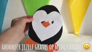 ★ DIY PINGUïN VAN PAPIER KNUTSELEN ★ DOE HET ZELF IDEEEN ★ KNUTSELEN MAKKELIJK [upl. by Nemad]