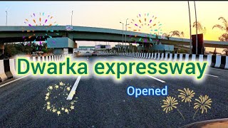 DWARKA EXPRESSWAY OPENED FOR PUBLICCROSSED BORDER FIRST TIMR dwarkaexpressway MrRover16 [upl. by Noorah]