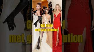 Gigi Hadid met gala evolution gigihadid gigihadidedit fashion metgalafashion model [upl. by Mizuki]