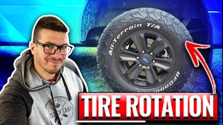 BFGoodrich KO2 tire rotation on my 2019 Ford F150 [upl. by Ocimad]