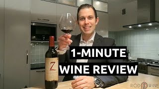 1 Minute Wine Review 2014 The Seven Deadly Zins [upl. by Yaker718]