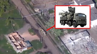 Pantsir S1 Breaks Down And Gets Destroyed By Ukrainian Artillery [upl. by Nylireg55]