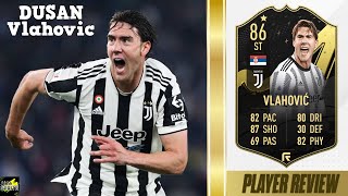 FIFA 23 INFORM DUSAN VLAHOVIC PLAYER REVIEW  86 INFORM DUSAN VLAHOVIC [upl. by Terrel]