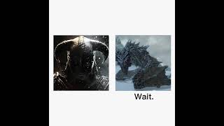 Dragonborn amp Alduin  Skyrim Meme Edit [upl. by Tini]