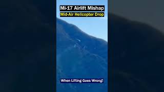 Indian Air Force Mi17 Helicopter Drops AW119 in Mid Air Incident [upl. by Sainana]