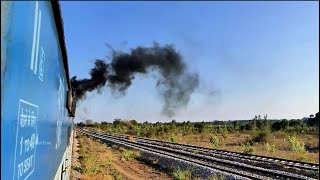 ALCO Chugging Train Journey  Indian Railways  Train videos [upl. by Filia314]