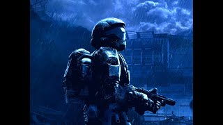 Halo 3 ODST Original Soundtrack  04 Rain Deference for Darkness Slowed and Reverbed [upl. by Pattie]