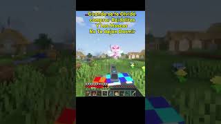 Sin Raidolitos minecraft minecrafthumor aldea pillagers humor [upl. by Fancie]