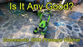 Greenworks 3000psi pressure washer [upl. by Eelitan71]