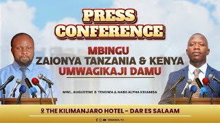 🔴LIVE PRESS CONFERENCE AT KILIMANJARO HOTEL  11102024 [upl. by Lunsford]