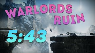 Warlords Ruin Speedrun WR 543 [upl. by Enilrem528]