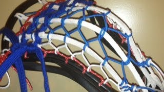 Traditional Lacrosse Pocket Stringing Tutorial  Multiple Strings by Connor Wilson [upl. by Guss346]