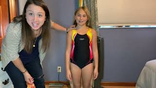 Review of BYLIKE Girl Professional Competitive Racerback Swimsuit OnePiece Athletic Bathing Suit [upl. by Garcia]