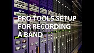 Pro Tools setup for recording a band part 2  Overdubs [upl. by Tekcirk]