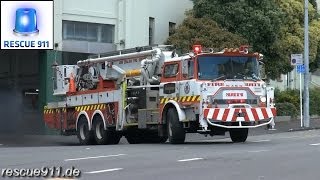 Fire response  New Zealand Fire Service Auckland City Fire Station [upl. by Erodasi]