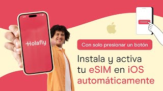 Cómo Instalar la eSIM de Holafly en iPhone Fácil y Rápido en un Paso [upl. by Klimesh]