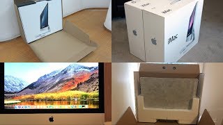 Apple iMac UNBOXING AND SETUP [upl. by Barrett657]