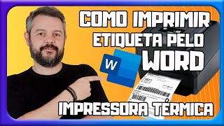 Como imprimir etiqueta pelo Word [upl. by Yehus]