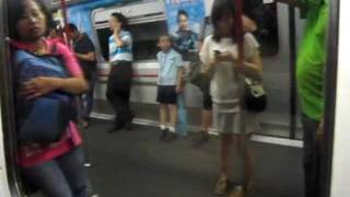 Walkthrough of MTR Tsuen Wan Line Tsuen Wan to Central [upl. by Riamu918]